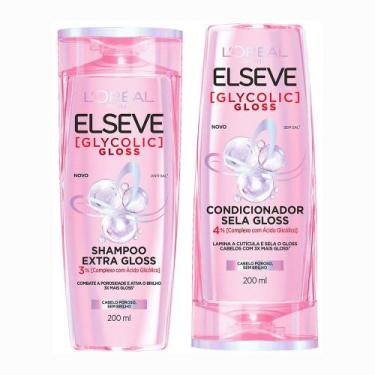 Imagem de Kit Elseve Glycolic Gloss Shampoo + Condicionador 200ml