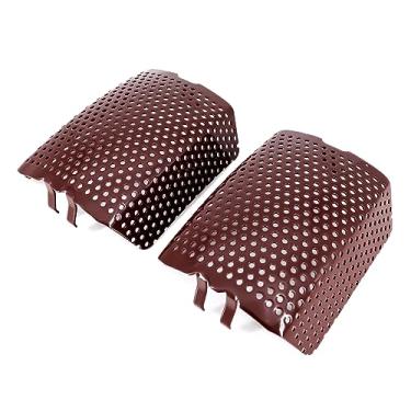 Imagem de IronHorse 1 par de cobertura de freio de pinça frontal cromada para modelos Harley Touring Road King Electra Street Glide FLHT FLHX e V-Road (vermelhão)