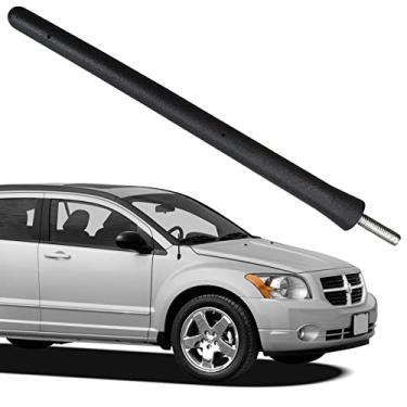 Imagem de Antena curta para Dodge Caliber (2007-2010), Dodge Caliber 2007 2008 2009 2010 Rádio Premium Recepção – 16 cm à prova de lavagem de carro, substituição interna de mastro de antena de bobina de cobre