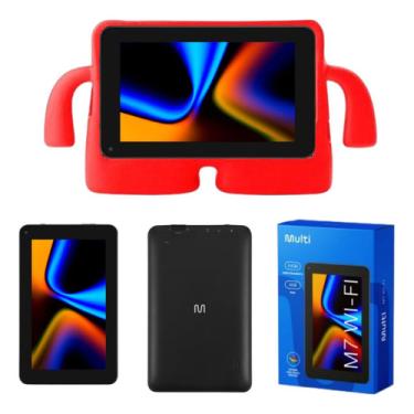 Imagem de Tablet M7 Wi-fi 64gb 4gb Ram 7  Nb409 Capa Infantil Vermelha M7