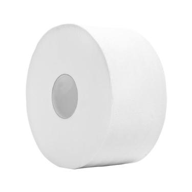 Imagem de Papel higiênico rolão simples branco 300 metros - 8 rolos