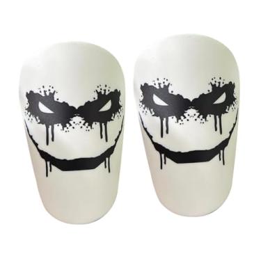 Imagem de Fancyes 2 pçs mini caneleiras de futebol treinamento de futebol confortável caneleiras pequeno equipamento de futebol protetor para meninos esportes ao ar, 10cmx6cm