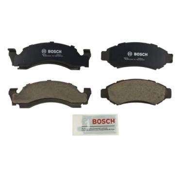 Imagem de BOSCH Conjunto de pastilhas de freio a disco de serviço severo BSD50 - compatível com Ford Bronco, E-100, E-150, F-100, F-150, F-250, LTD, Ranchero, Thunderbird, Torino; Lincoln; Mercury Cougar,