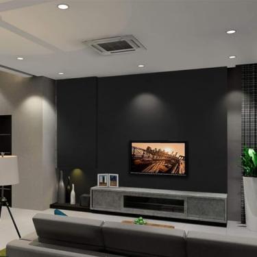 Imagem de Genérico Papel de Parede Adesivo Lavável Envelopamento Antimanchas 5 metros (Preto)