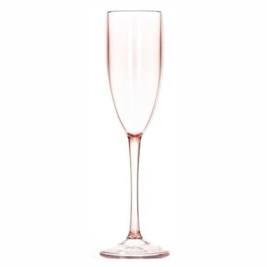 Imagem de Kit 6 Taças Espumante 190ml Acrílica - Aloha (Rosê)