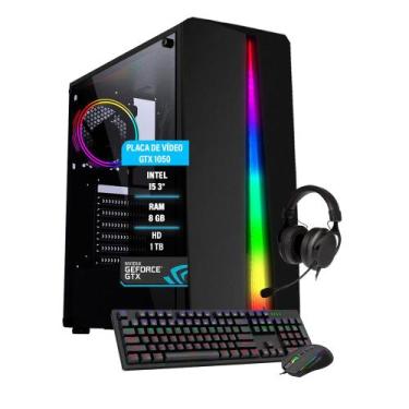 Imagem de Pc Gamer Maximus I5 GTX 1050 8Gb Hd 1Tb SSD 120gb - Amorim Tech