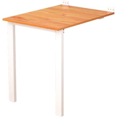 Imagem de Mesa suspensa de parede, mesa de jantar dobrável classe E0, mesa lateral dobrável de dupla função, mesa de bar, móveis que economizam espaço, A, 100X50CM