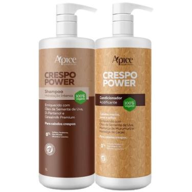 Imagem de Kit Apse Crespo Power Shampoo + Condicionador Acidificante Hidratação 