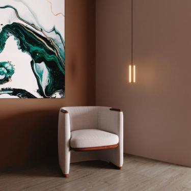 Imagem de Pendente Vertical Toquio Madeira Maciça LED 18W 2000LM Bivolt - Design