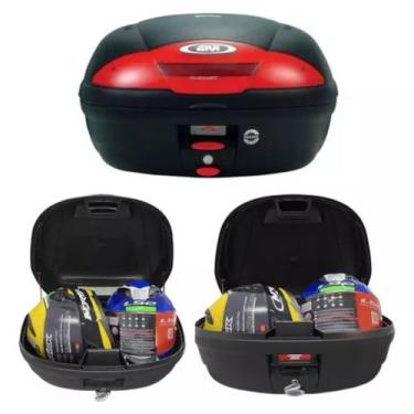 Imagem de Bau bauleto monolock simply givi e450n e450 45 l lente vermelha