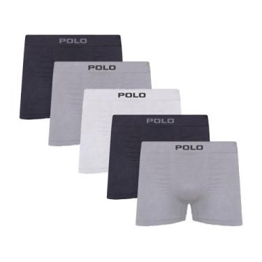 Imagem de Kit C/5 Cuecas Boxer Polo 781 Algodão Sem Costura - Sortido - POLO STA