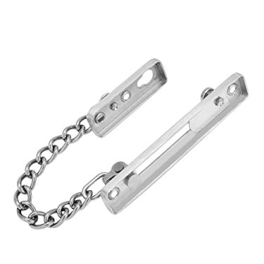 Imagem de Fechadura de Corrente de Porta Dioche, Fechadura de Corrente de Porta de Aço Inoxidável para Porta de Madeira ou Metal (304)