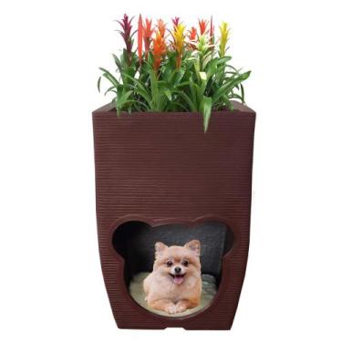 Imagem de Vaso De Planta Polietileno C/ Toca Casa Cama Cachorro 80X50 - Foster P