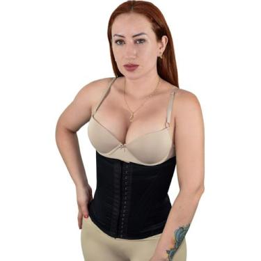 Imagem de Cinta Modeladora 16 Barbatanas 3 Fechos Reforçados - Z33 - Fanaticos P