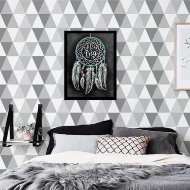 Imagem de Quadro Decorativo Filtro dos Sonhos - Dream Big 45x34cm - Quadros On-l