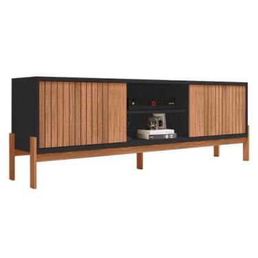 Imagem de Rack Bancada para TV Penny 180cm Freijo/Preto - Sallar home