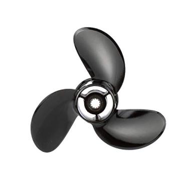 Imagem de Quicksilver Hélice Black Diamond acabamento preto, 21 cm de diâmetro x 5 graus, mão direita