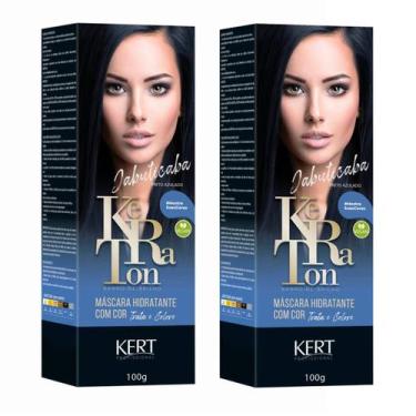 Imagem de Kit 2 Keraton Tonalizante Banho De Brilho Jabuticaba - Kert