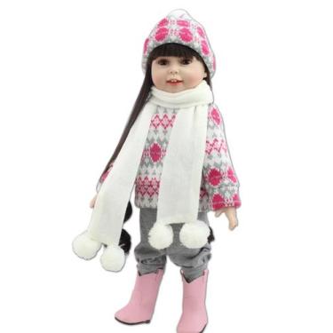 Imagem de Bebe Reborn Menina 100% Silicone 48 Cm - PRO BABY