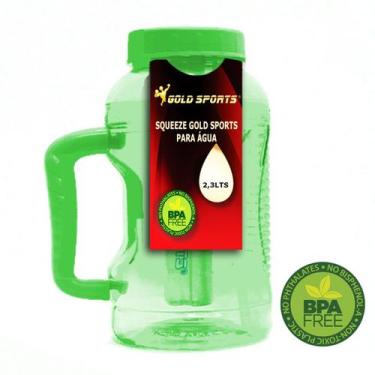 Imagem de Garrafa Squeeze Gold Sports Galão Resistente - BPA FREE 2,3 Litros, Un