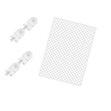 Imagem de Kit Rede De Proteção Anti Pulo Aquário 50x70cm Wfish