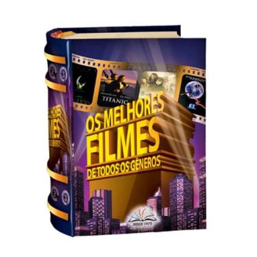 Imagem de Melhores Filmes De Todos Os Gêneros C/Dura Ilustrado Folha Pra Dedicat