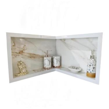 Imagem de Nicho De Canto De Parede de Embutir  em Porcelanato - PHZ Freeshop, Ca