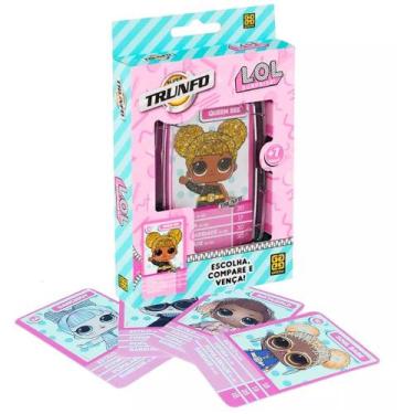 Imagem de Jogo Brinquedo Infantil De Cartas Super Trunfo Lol Surprise - Grow, Su