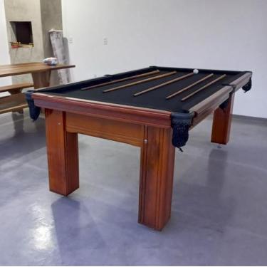 Imagem de Mesa de Sinuca e Bilhar Diver Madeira Maciça Carlin Bilhares Superfíci