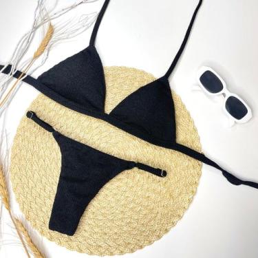 Imagem de Conjunto California  Top Sutiã + Calcinha Reguladora - VELUIE, Preto t