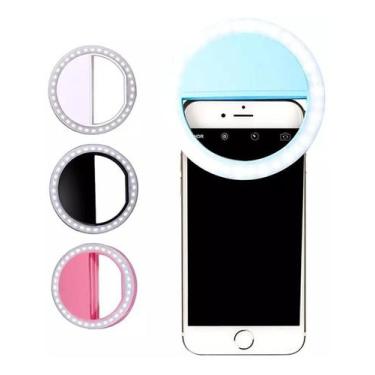 Imagem de Mini ring light Luz selfie iluminação fotos imagens celular led seilfi