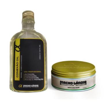 Imagem de Kit Macholândia Pasta Modeladora 130g +Oleo Para Barba 230ml - Macho L