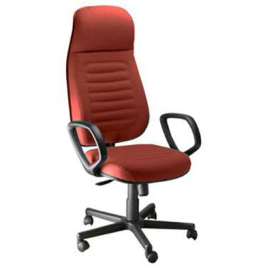 Imagem de Cadeira Presidente com Espaldar Alto Linha Blenda Vermelho - Design Of