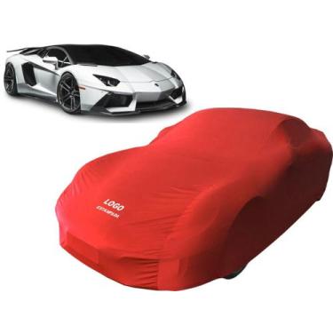 Imagem de Capa De Tecido Para Proteção Carro Lamborghini Aventador - Mz, Vermelh