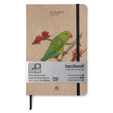 Imagem de Caderno Quadriculado taccbook Periquito Rico 14x21 Ríg.