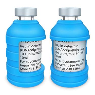 Imagem de MEDMAX Estojo Protetor de Frasco de Insulina para Diabéticos, Suporte de Frasco de Insulina, Capa Protetora de Silicone para Proteger Seu Frasco de Insulina de Quebrar, para A Maioria Dos Frascos de I