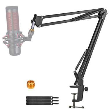 Imagem de YUZUHOME Para Braço De Lança Hyperx Quadcast, Braço De Tesoura De Lança Para Hyperx Quadcast S, Suporte De Montagem De Mesa De Microfone Ajustável Profissional, Compatível Com Microfone Condensador Us
