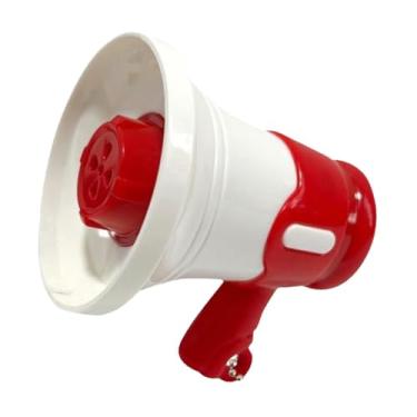 Imagem de Fancyes Mini brinquedo megafone para crianças, megafone com alto-falante gravado, brinquedo amplificador de voz para eventos, atividades de acampamento ao ar, Rosa