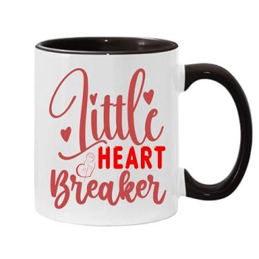Imagem de SpreadPassion Caneca de café Little Beart Breaker, presente para namorado e namorada, ideia de presente de dia dos namorados, presente para marido e esposa, ideia de presente de aniversário do dia dos