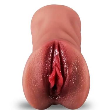 Imagem de Brinquedos sexuais de bolso para homens - bonecas sexuais realistas de 16 cm de profundidade para homens com carnudo ultra macio vagina ânus stroker, masturbadores masculinos acariciando brinquedos