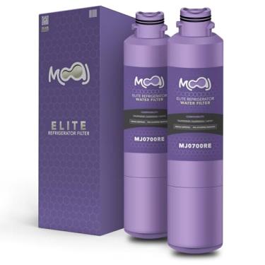 Imagem de MOAJ Filtro de água de substituição para Samsung DA2900020B, Samsung DA2900020A, Kenmore 46-9101, WSS-2 | Pacote com 2 filtros de geladeira com certificação NSF42 | Remove cloro, cor, odor, COV e mais