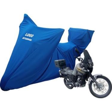 Imagem de Capa Para Motocicleta Yamaha Xt 660 Z Ténéré Com Bauleto (Azul)