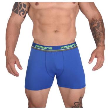 Imagem de Kit 10 Cuecas Box Boxer Microfibra lisas AIRBONE ORIGINAL MOLDE GRANDE