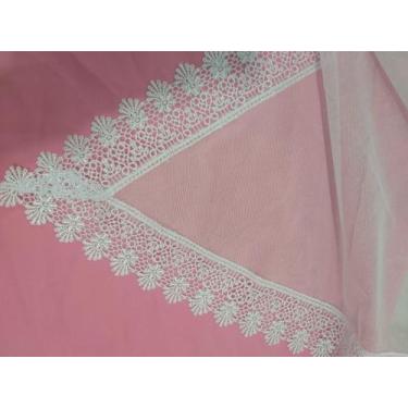 Imagem de VÉU CCB notas musicais colcheia - Quadrado ou Redondo - - Padrao, BABY