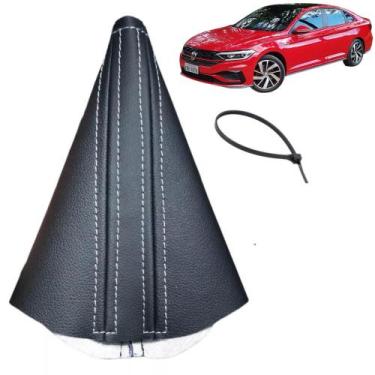 Imagem de Coifa Para Manopla Da Alavanca Câmbio Automático Jetta 2015 À 2021 - T