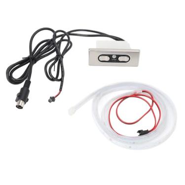 Imagem de Sofá Elétrico Controle Remoto Com Faixa de Luz LED, Carregamento USB Com Motor Duplo, 2 Botões de 5 Pinos Sofá Elétrico Manfer Substacem