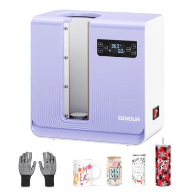 Imagem de EENOUR Máquina De Prensa Térmica De Copo Totalmente Automática, Prensa De Copo Com Rotação Automática, Prensa Térmica De Caneca Com Ajuste De Pressão Para Impressão Perfeita, Prensa De Copo Com Aque