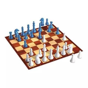 Imagem de Jogo de tabuleiro xadrez - plásbrink - PLASBRINK