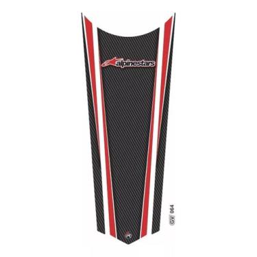 Imagem de Adesivo Faixa  Gravata  Tanque Resinado Cg Apinestars 064 - Resitank