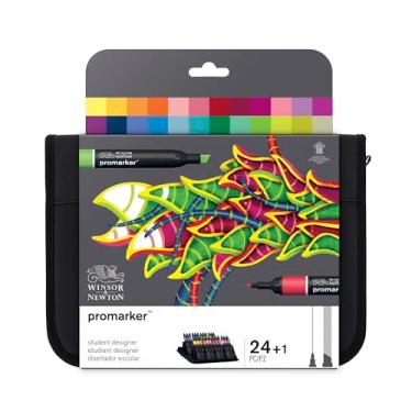 Imagem de Winsor & Newton Marcador Promarker 24 Cores Designer, 24 Cores